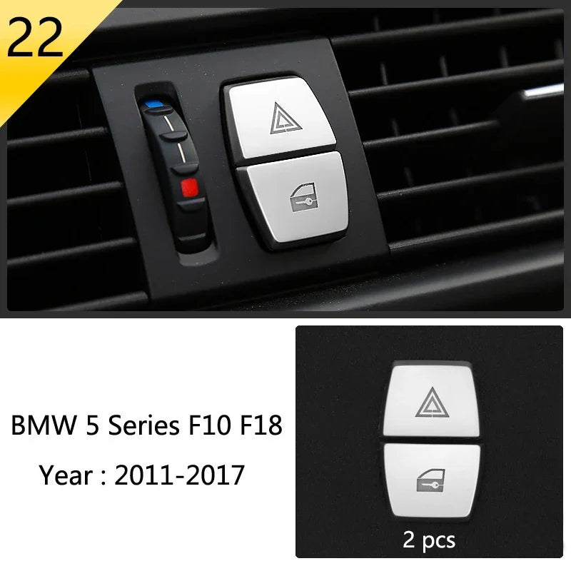 Car Interior Front Reading Lampshade, Lamp Decoration Frame For BMW 5 Series F10 F1 additional angle