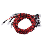 Remote Control 8 LED Flashing Bright Light RC Smart Lights Kit System 4-6V for RC Fixe close-up view