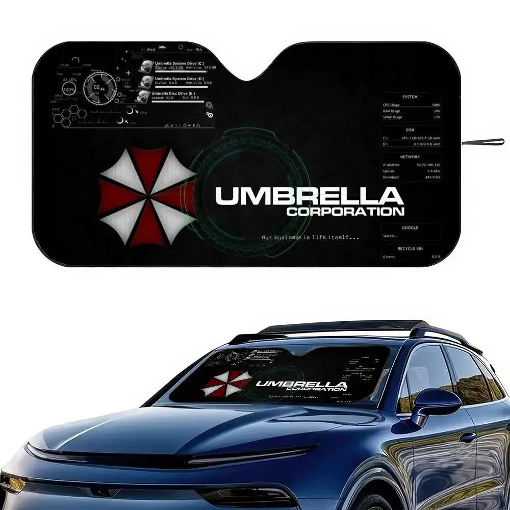 Classic Movies Resident Evil Windshield Sunshade | Car Sun Visor for UV Protection and I detail view