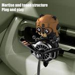 Shaking Head Air Freshener Helicopter Car Air Vent Fragrance Skull Doll Skeleton Car Diffuser Propel