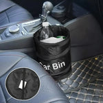 Collapsible Black Car Trash Can Pack Trash Bag Rubbish Waste Bin for Little Leak Proof Car Cooler Ba