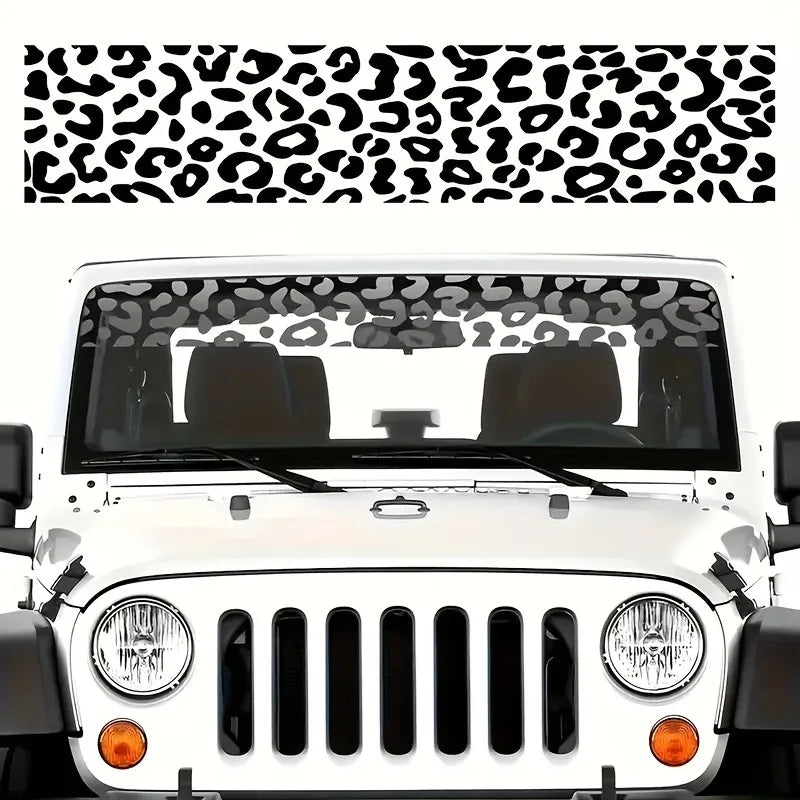 Diy Leopard Print Car Sticker Car Stickers Window Decal Vinyl Art Pattern Art Car Body S detail view