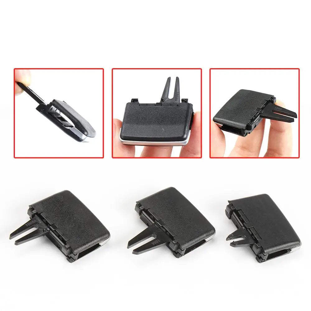 W166 Rear AC Vent Grille Outlet Tab Clip Slider B Pillar Repair Kit For Mercedes Benz W166 M ML GL GLE GLS 2012-2015