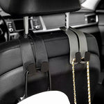 Car Headrest Hooks Hanger for Bags Seat Back Organizer Holder Clips Auto Fastener H additional angle