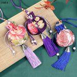 Chinese Style Embroidery Drawstring Pouch Empty Bag lifestyle view