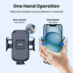 TOPK Car Phone Holder Mount | Air Vent Upgrade Auto-Locking Hook Clip detail view