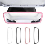 Tesla Rear View Mirror Protector Frame | Silicone Edge Cover for Model 3 Y S X