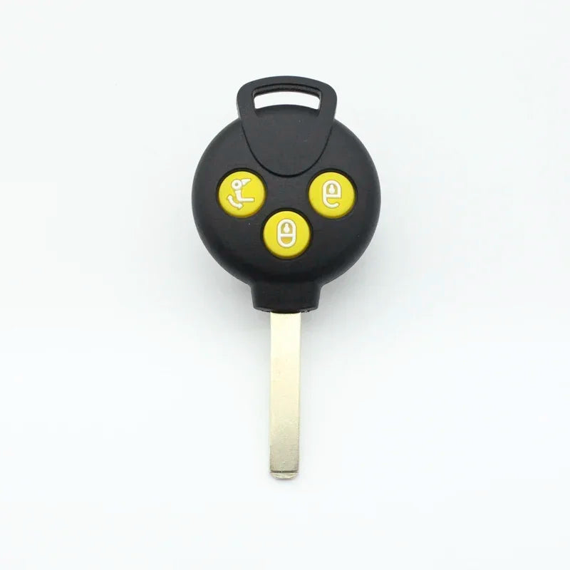 Xinyuexin 3 Buttons Silicone Pad Remote Key Shell Case for Mercedes-Benz Smart Fortwo alternate view