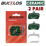 BUCKLOS Ceramic Hydraulic Disc Brake Pads | Wear-Resistant MTB Brake Pads for Shimano alternate view