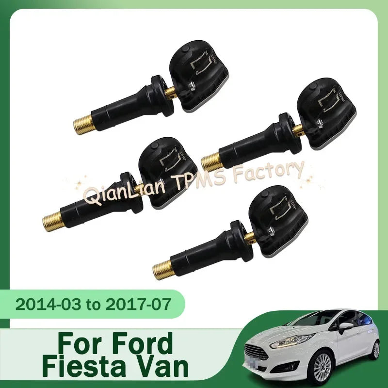Tire Pressure Monitoring System 4pcs TPMS Sensors 433MHz For Ford Fiesta Van Focus III F-Series F-15