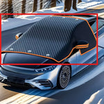 Magnetic & Fixed Strap Car Windshield Snow Cover - Heavy-Duty Oxford Fabric All-Weath alternate view