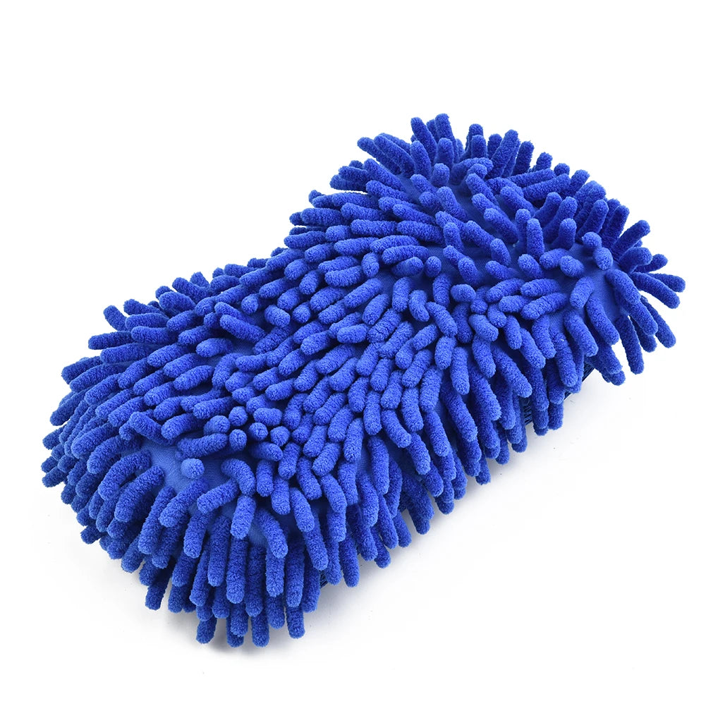Microfiber Car Wash Gloves close-up view