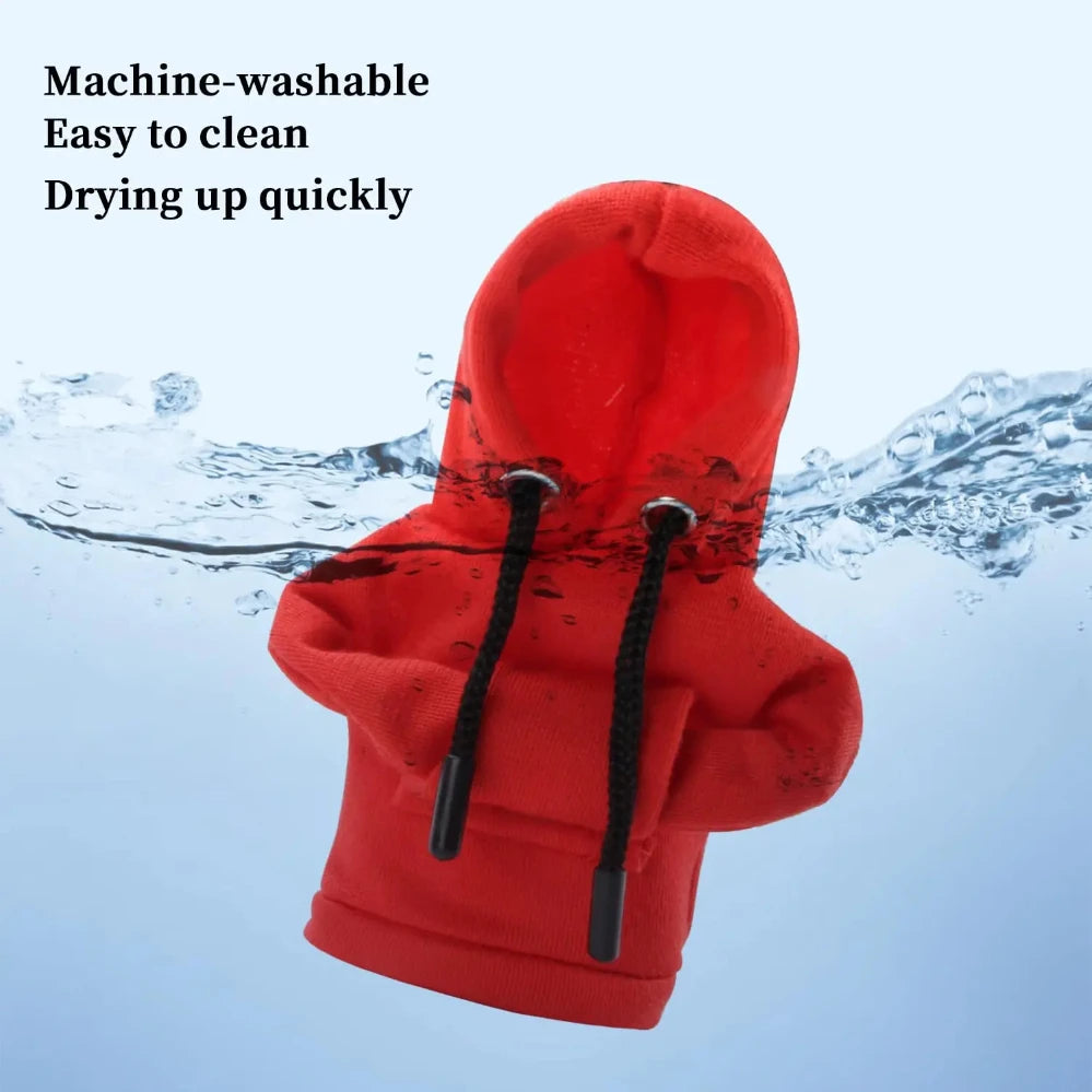 Car Gear Lever Cover Lever Small Hoodie Hoodie Creative Shift Lever Hoodie Gear Lev additional angle