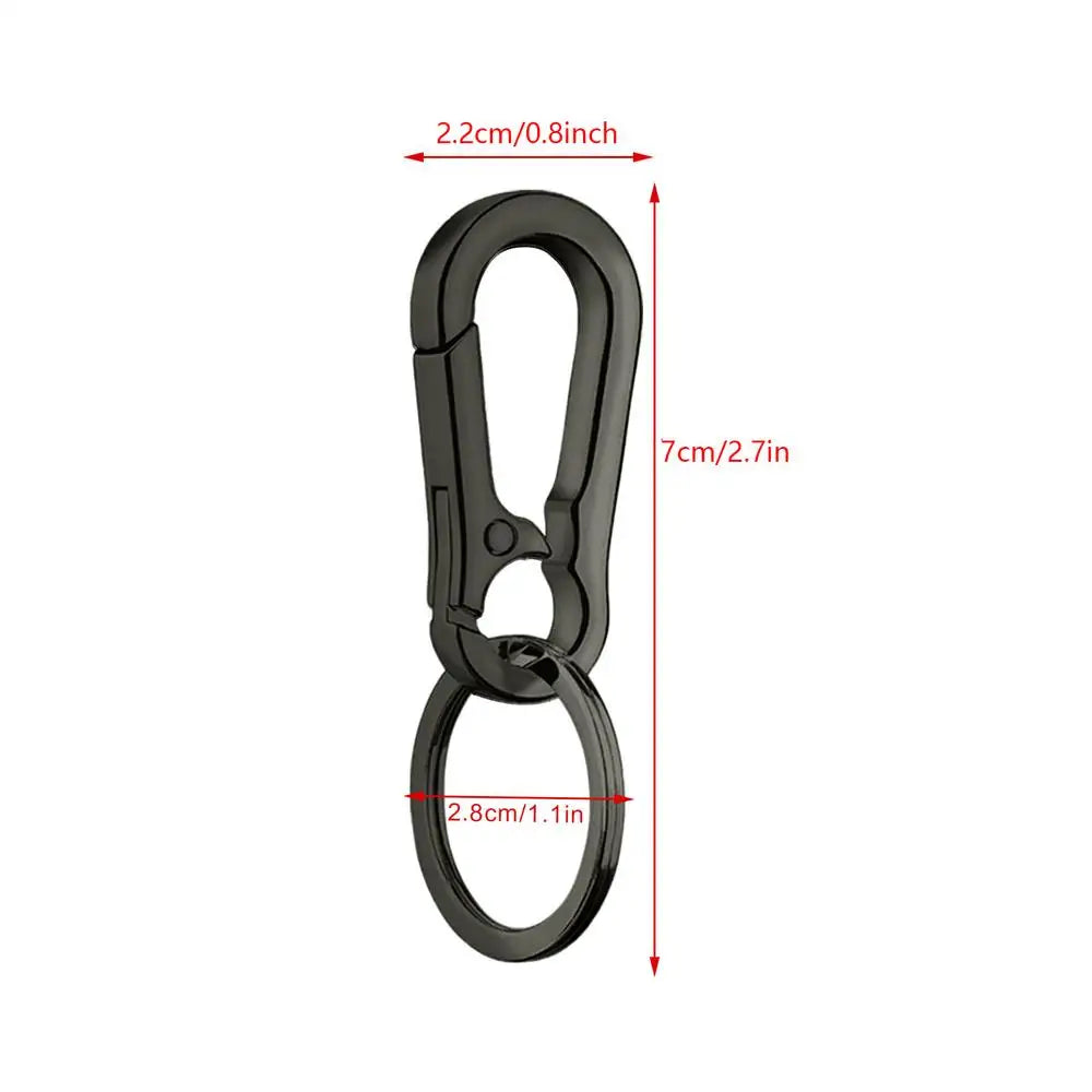 Zinc Alloy Car Key Ring Anti-Lost Keychain alternate view