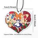 Fairy Tale Princess Solid Perfume Hanging Car Air Freshener | Lovely Paper Scented Dec close-up view