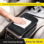 Car Arm Rest Pad Center Console Auto Armrest Box Protection Cover Elbow Rest Cushion with Side Storage Pocket