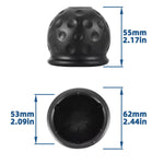 1PC Trailer Hitch Ball Cover Rubber Universal Tow Hitch Cap Protective Cover Dustproo alternate view