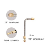 25° & 90° Angle High Pressure Water Gun Nozzle | V-Shape Spray Tool for Car Washing close-up view
