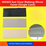 Gray Sun Visor Makeup Mirror Cover For Volvo V40 2013-2018 S60 31377713-1 Vanity Mirror Cap