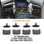 Car Front Air Conditioner Vent A/C Vent Grille Outlet Tab Slider Clip For Mercedes Benz C GLK W204 C180 C200 C260 GLK300 GLK260