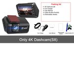 4K UHD Dash Cam with WiFi | Front & Rear Dual Lens, Night Vision, 24H Parking Monitor lifestyle view
