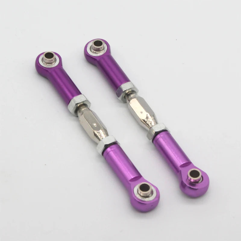2pcs HSP 106017 166017 Aluminum Front / Rear Linkages Alloy Sonic Servos Link 08242 0601 detail view