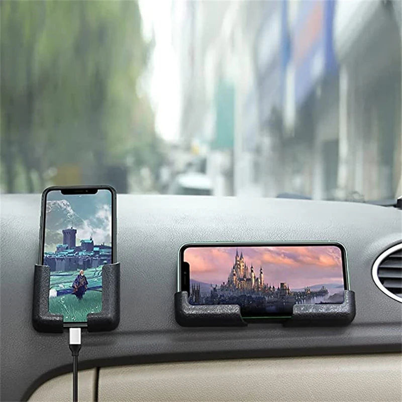1-2Pair Self-Adhesive Dashboard Phone Mount Holder Car Phone Holder Universal Auto Gr alternate view