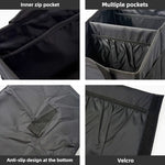 Multifunctional Auto Storage Box Organizers Large Capacity for Backseat or Trunk Car A close-up view