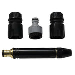 4-Piece Adjustable Car Wash Water Gun Set | High Pressure Metal Spray Nozzle additional angle