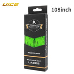 UICE Ice Hockey Skate Laces 9 Colors Hockey Skate Shoe Lacer Dual Layer Braid 84-120i lifestyle view