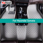 KAHOOL Custom Car Floor Mats For Hyundai Sonata Auto Carpets Foot Coche Accessorie
