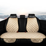 Car Seat Cushion Cover Universal Winter Warm Rear Seat Protector Three Piece detail view