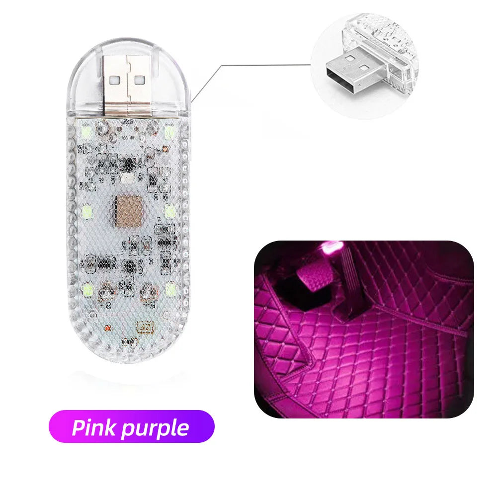 1 PC Multi Color Car Light Wireless LED Touch Light Roof Light Sensor Read Lamp Mini alternate view