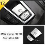 For BMW 5 Series F10 F11 520i Carbon Fiber Central Armrest Box Cover Storage Box Gear Position Panel Decoration Cover Auto Parts