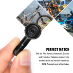Motorcycle Tire Valve Stems | 90 Degree CNC Aluminum Alloy Rim Valve alternate view