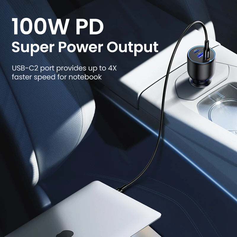 【New-in】UGREEN 130W Car Charger Fast Charging PD Quick Charger USB Type C Phone Charg alternate view