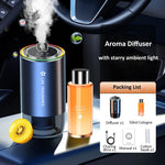 LED Starry Sky Car Diffuser 50ml Aroma Car Flavoring Cologne Air Freshener for Cars Ocean Fragrance Car Scent Air Perfume in Car