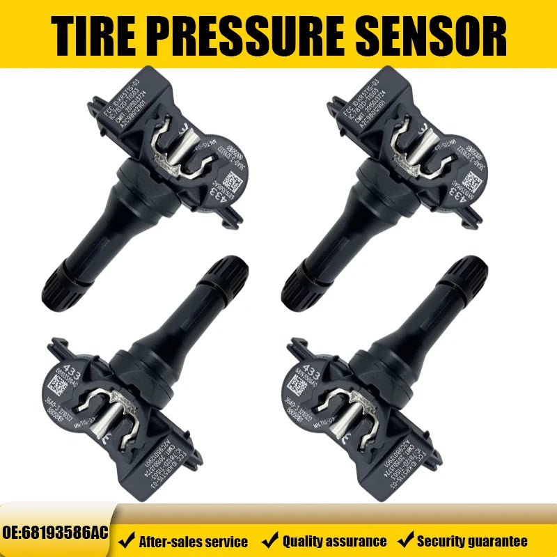 TPMS Tire Pressure Monitoring Sensor 68193586AC | Compatible with Jeep Compass Chrysler 200 Pacifica