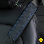 PU Leather Embossed Car Seat Belt Shoulder Cover detail view