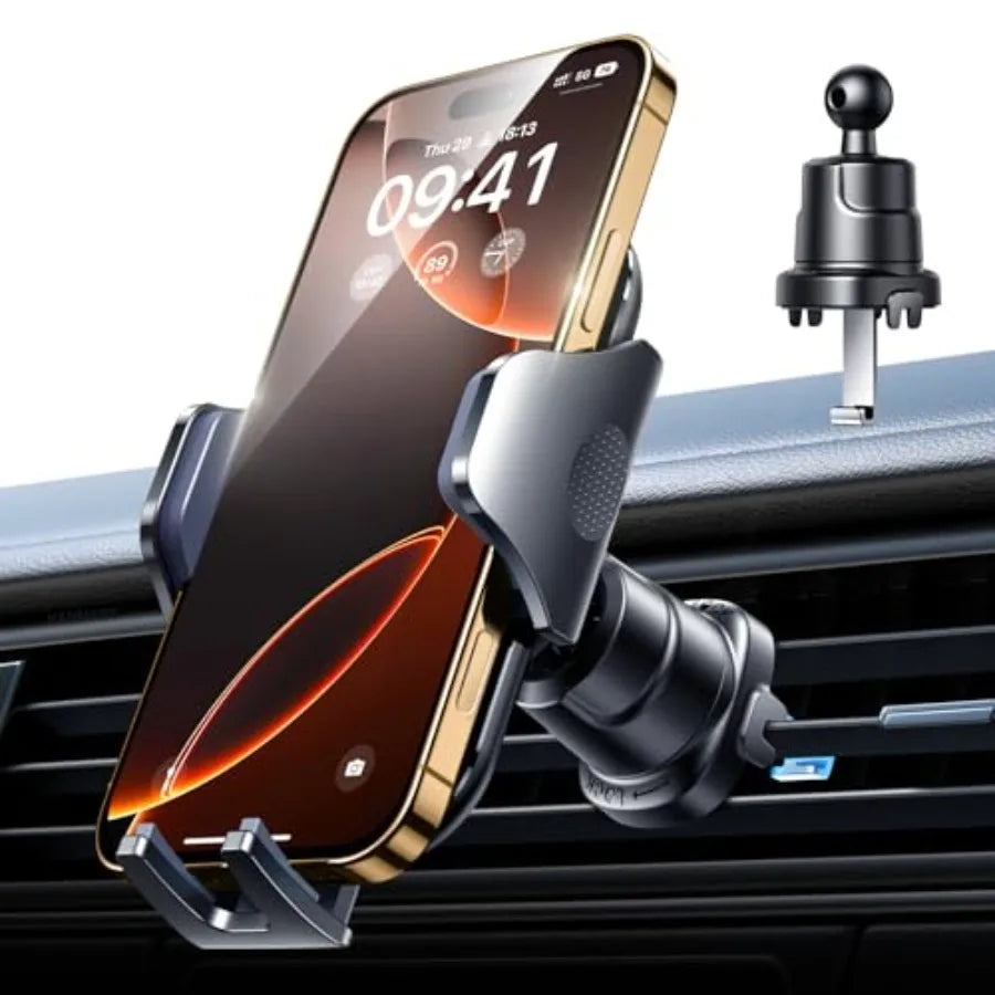 Phone Holders for Your Car Ultimate Military-Grade Car Phone Holder Mount Patent and lifestyle view