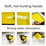1/2/6/10pcs Microfiber Cleaning Towel Thicken Soft Drying Cloth Car Body Washing Towels detail view