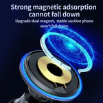 VIKEFON Magnetic Car Wireless Charger | LED/RGB Fast Charging Mount for iPhone 12-1 additional angle