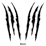 2pcs 3D Scratch & Claw Marks Car Decals | Durable PET Auto Decoration for Rear Wind additional angle