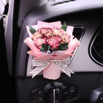 Fresh Flowers Mini Dried Flowers Bouquet for Car Air Vent Clips, Car Air Outlet Perfume Decoration, Air Fresheners Accessories