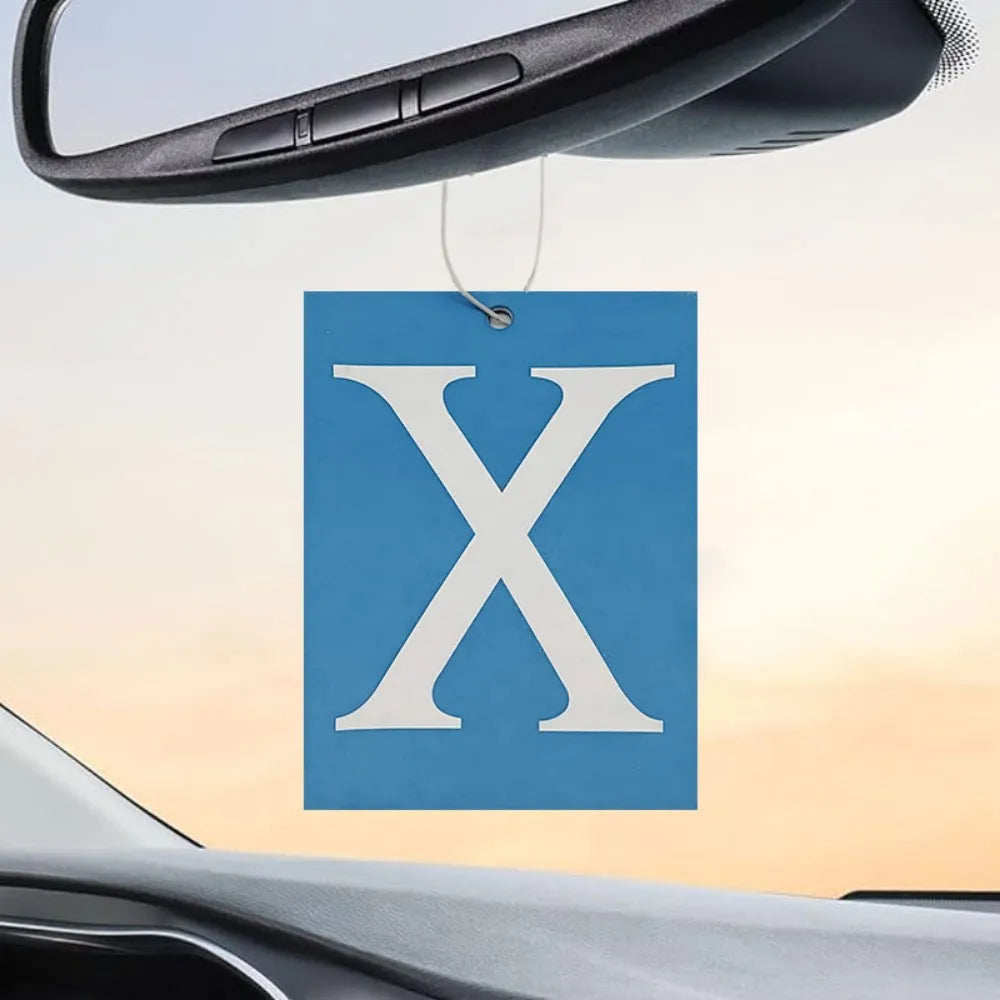 Car Air Freshener Natural Aromatherapy Tea Paper Hanging Perfume | Vanilla Auto Int additional angle
