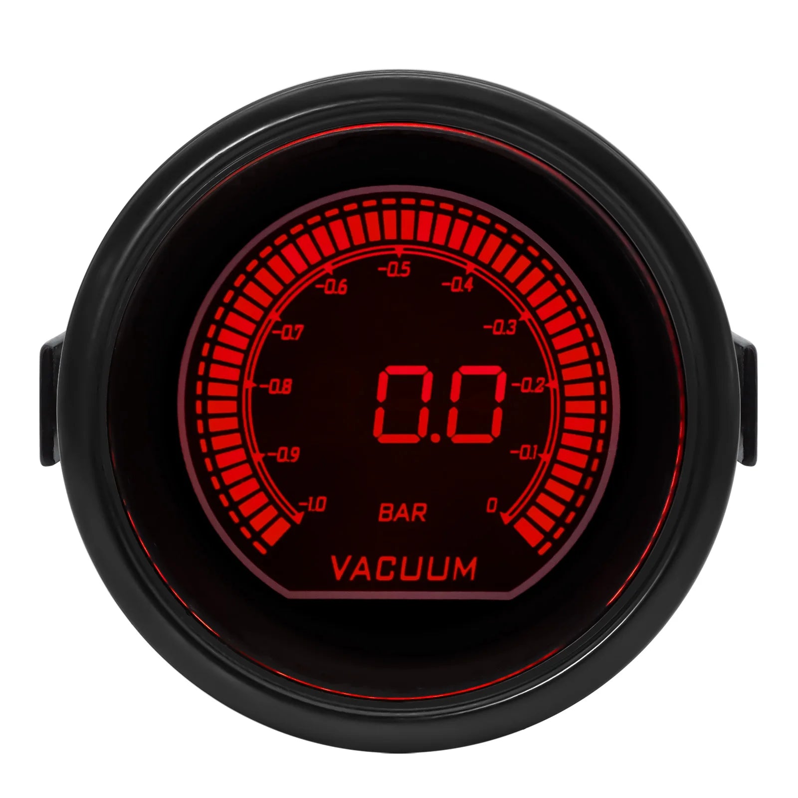 AD 2" 52mm Red and Blue Dual LED Car Gauge Set | Boost, Water Temp, Oil Temp, Oil Pressu detail view