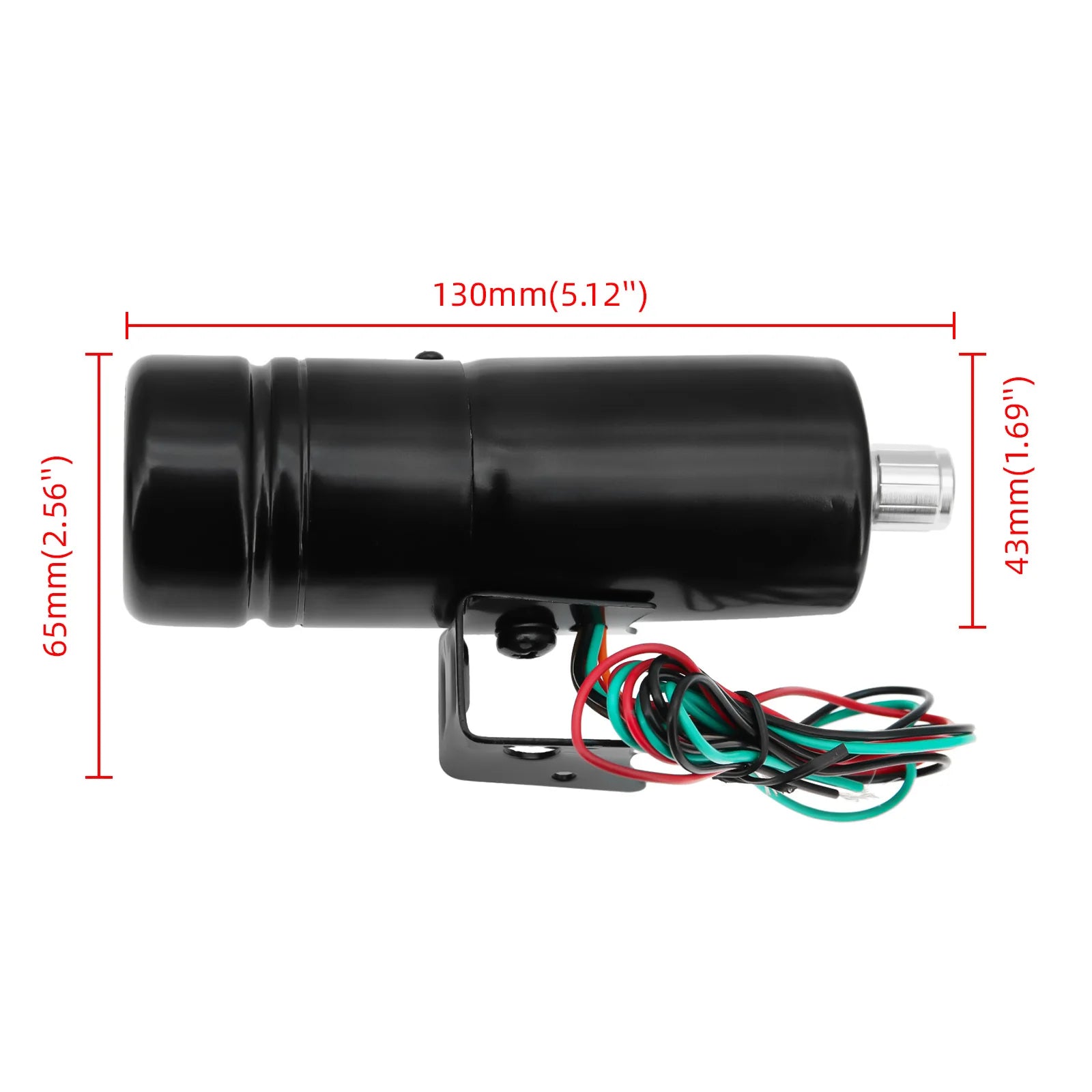 Red LED Adjustable Tachometer RPM Shift Light | Universal Pro Gauge with Adjustable additional angle