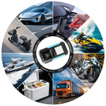 Car Jump Starter Battery Start Up Starting Power Repair Tools Tire Inflation Pump Automobile Emergency Clip For SUV RV Truck Motorcycle Universal Auto Accessories 6000mAh
