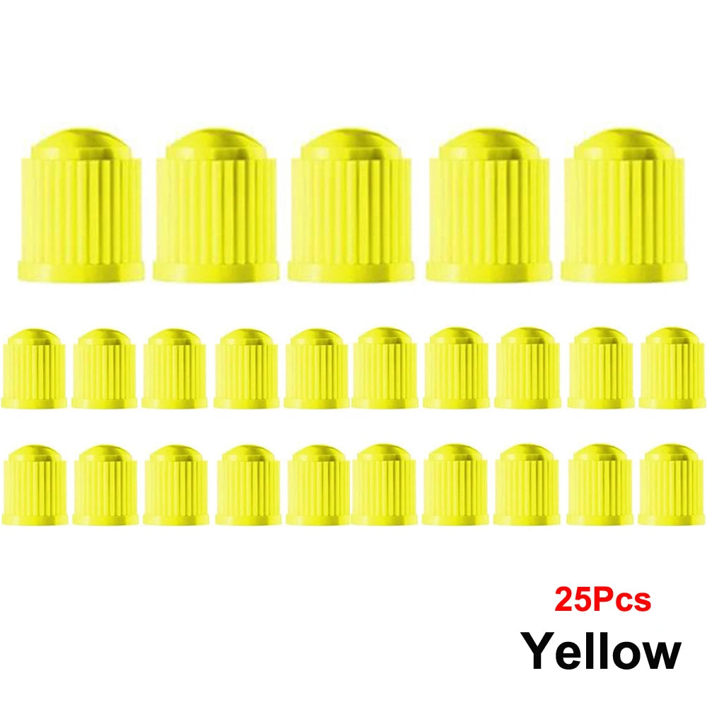 AUTCOAT Tire Stem Valve Caps | Universal Plastic Valve Covers for Cars, Trucks, Bik additional angle