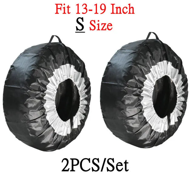 Spare Tire Storage Bag | Waterproof Tire Cover for SUV Car 13-19 19-23 Inch alternate view